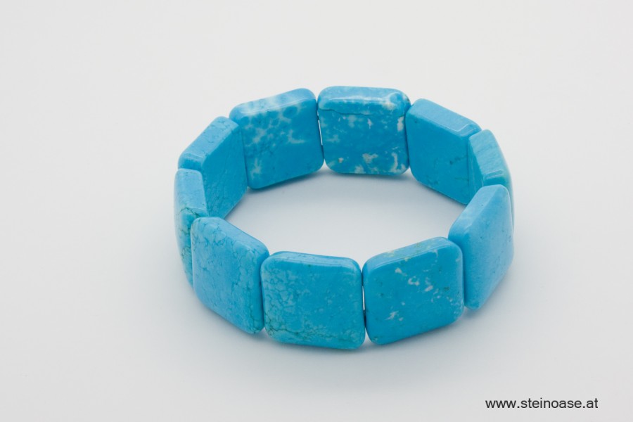 Armband Magnesit 'Türkenit' "breit"